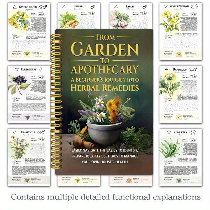 Herbal Gardens Wellness - Natürliches und pflanzliches tägliches Wellness-Buch, eine